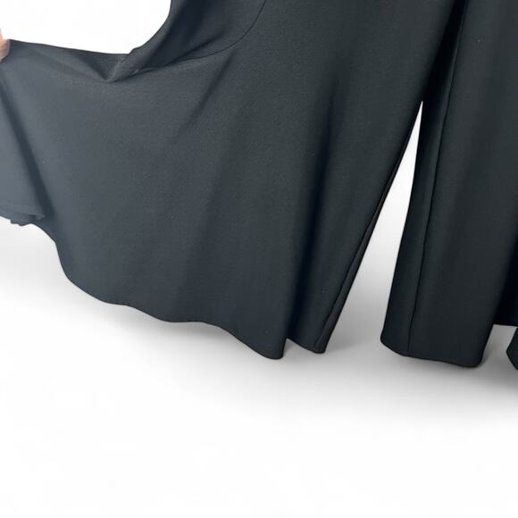 LYSS’E Women’s Black Wide Leg Bell Bottom Pants. XL  WhimseyGoth Punk Unique - Picture 4 of 9